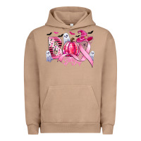 Pigment Burro boo pink pumpkin witch breast cancer Urban Hoodie - CowGirlArtShop
