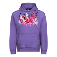 Tulip boo pink pumpkin witch breast cancer Urban Hoodie - CowGirlArtShop