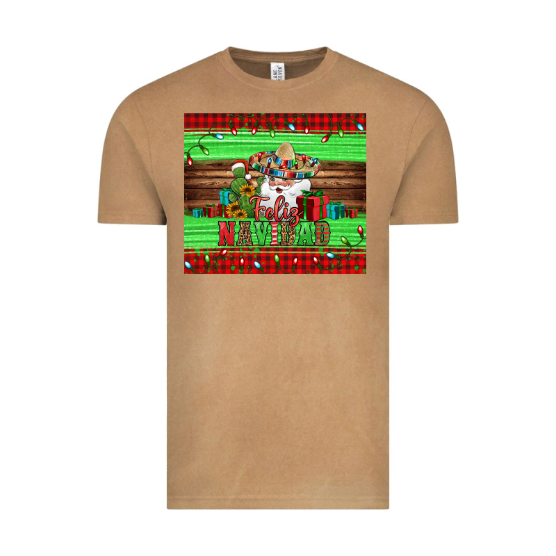 Feliz Navidad Spanish Christmas Santa Tumbler Vintage Tee by Jasminsmagicworld | Teevron