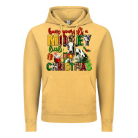 Vintage Mustard have yourself a mooey little christmas Vintage Hoodie - AdoDesignShop