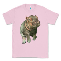 Bubblegum Pink baby hippo Classic Tee - LillyAllenDesigns