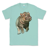 Seafoam baby hippo Classic Tee - LillyAllenDesigns