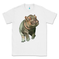 White baby hippo Classic Tee - LillyAllenDesigns