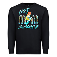 Black hot mom summer Premium Sweatshirt - BarkalooDesign