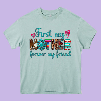 First My Mother Forever My Friend Heavy Core Tee Designed By Artiststas