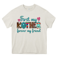Cream first my mother forever my friend Heavy Core Tee - Artiststas