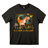 Teaching Is A Walk In The Park Heavy Core Tee | Teevron
