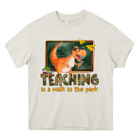 Cream teaching is a walk in the park Heavy Core Tee - texasbilliewilder