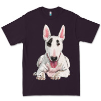Plum bull terrier Premium Tee - RanaPortraitStore