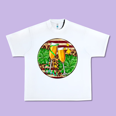 Christmas Champagnes Urban Heavy Tee Designed By Adodesignshop