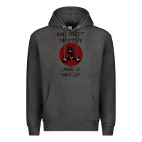 Charcoal Heather Your Biggest Competitor Premium Hoodie - Bettercallsaul