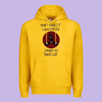 Your Biggest Competitor Premium Hoodie Designed By Bettercallsaul