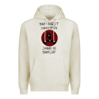 Oatmeal Heather Your Biggest Competitor Premium Hoodie - Bettercallsaul
