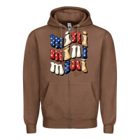 Chestnut American mini Zipper Hoodie - NancyCooperArtShop