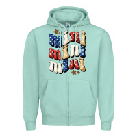 Seafoam American mini Zipper Hoodie - NancyCooperArtShop