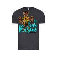 Vintage Black he has risen Vintage Tee - JahusDesignShop