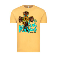 Vintage Mustard he has risen Vintage Tee - JahusDesignShop