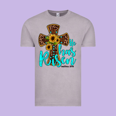 He Has Risen Vintage Tee Designed By Jahusdesignshop