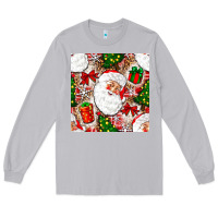 Moon Dust Christmas Santa Claus and gift box Long Sleeve Tee - NancyCooperArtShop
