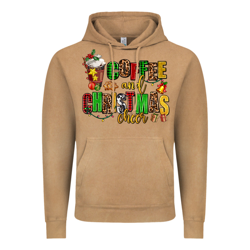 Coffee And Christmas Cheer Vintage Hoodie by AdoDesignShop | Teevron