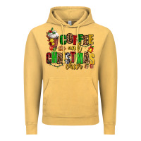 Vintage Mustard coffee and christmas cheer Vintage Hoodie - AdoDesignShop
