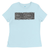 Baby Blue grey leopard Ladies Tee - JahusDesignShop