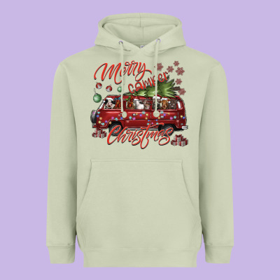 Merrycamperchristmas Heavyweight Hoodie Designed By Sublimationcraftshop