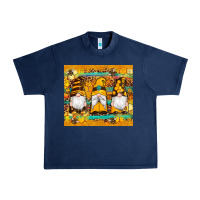 Navy western bee gnomes  honeycomb  leopard turquoise wooden serape Urban Heavy Tee - Artiststas