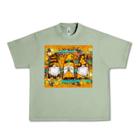 Oil Green western bee gnomes  honeycomb  leopard turquoise wooden serape Urban Heavy Tee - Artiststas