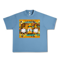 Pebble Blue western bee gnomes  honeycomb  leopard turquoise wooden serape Urban Heavy Tee - Artiststas