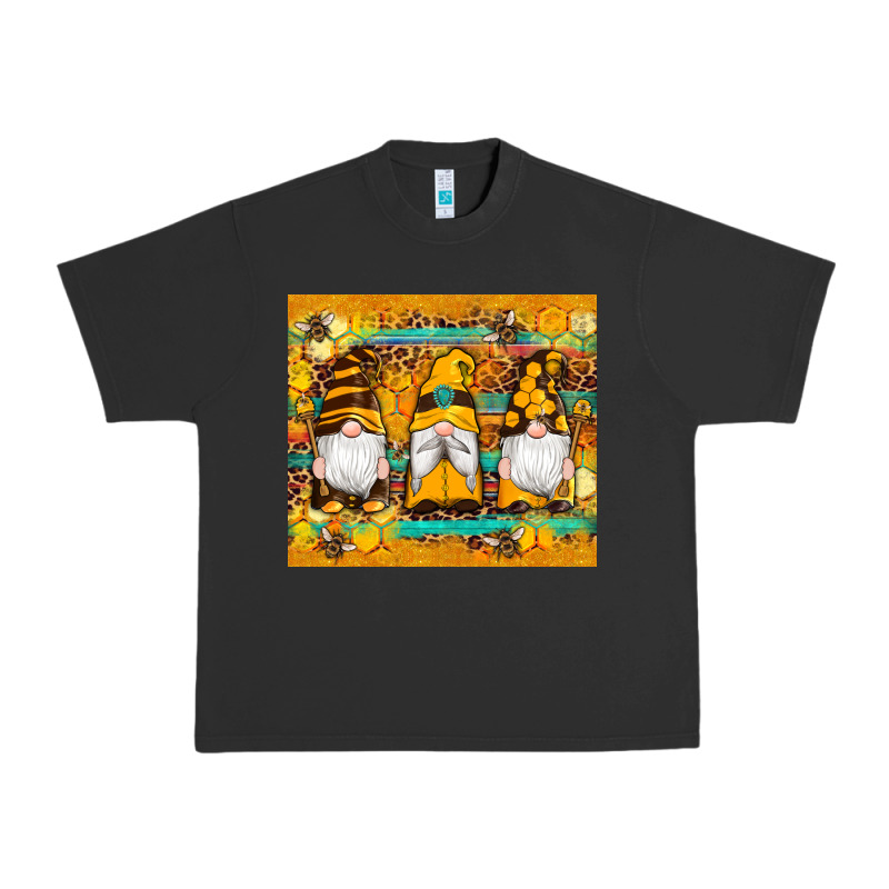 Western Bee Gnomes  Honeycomb  Leopard Turquoise Wooden Serape Urban Heavy Tee by Artiststas | Teevron