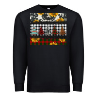 Black christmas trees and sunflowers Premium Sweatshirt - Jasminsmagicworld