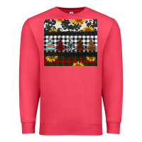Christmas Trees And Sunflowers Premium Sweatshirt | Teevron