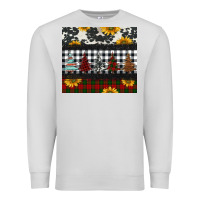 Dove Grey christmas trees and sunflowers Premium Sweatshirt - Jasminsmagicworld