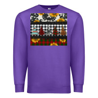 Purple christmas trees and sunflowers Premium Sweatshirt - Jasminsmagicworld