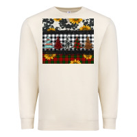 Sandshell christmas trees and sunflowers Premium Sweatshirt - Jasminsmagicworld