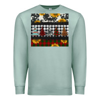 Seafoam christmas trees and sunflowers Premium Sweatshirt - Jasminsmagicworld