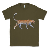 Army Green leopard Classic Tee - LillyAllenDesigns
