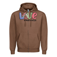 Chestnut love real estate life Zipper Hoodie - MaliasSmallBusiness