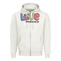 Oatmeal Heather love real estate life Zipper Hoodie - MaliasSmallBusiness