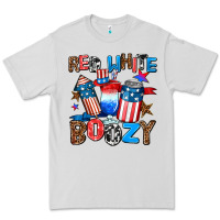 Dove Grey red white boozy Premium Tee - AdoDesignShop