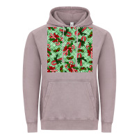 Vintage Zinc christmas candy cane seamless pattern Vintage Hoodie - BundleAndBundleShop