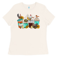 Bone chicken coffee cups Ladies Tee - texasbilliewilder