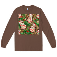 Chestnut Christmas tree cakes Long Sleeve Tee - NancyCooperArtShop