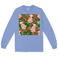 Colony Blue Christmas tree cakes Long Sleeve Tee - NancyCooperArtShop