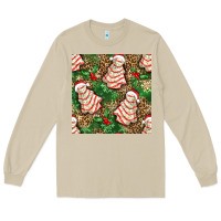 Mushroom Christmas tree cakes Long Sleeve Tee - NancyCooperArtShop