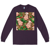 Plum Christmas tree cakes Long Sleeve Tee - NancyCooperArtShop