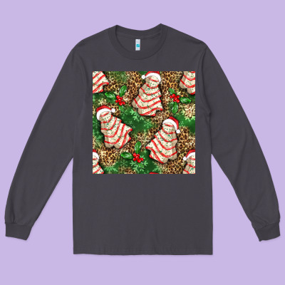 Christmas Tree Cakes Long Sleeve Tee Designed By Nancycooperartshop