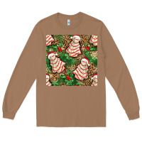 Toasted Coconut Christmas tree cakes Long Sleeve Tee - NancyCooperArtShop