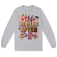 Moon Dust life begins after coffee Long Sleeve Tee - JahusDesignShop